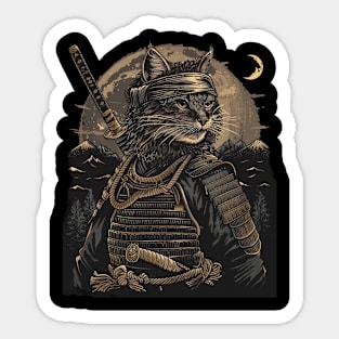 Cat Ninja Tales Whiskered Assassin Sticker